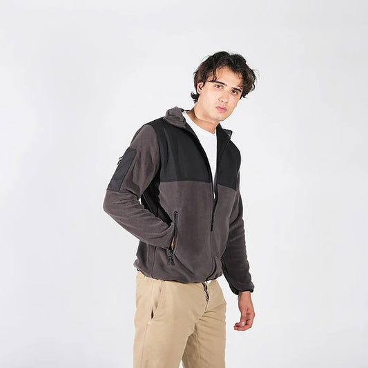 Füme Softshell Polar Hırka – Suya Dayanıklı, Outdoor & İş Giyimi