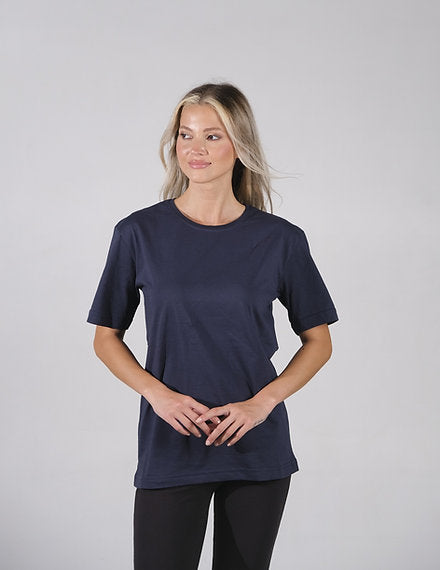 Unisex Lacivert Polo Yaka T-Shirt –